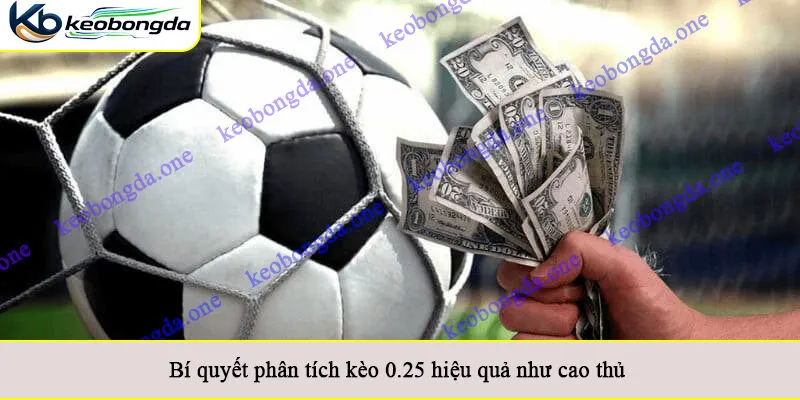 Bí quyết phân tích kèo 0.25 hiệu quả như cao thủ