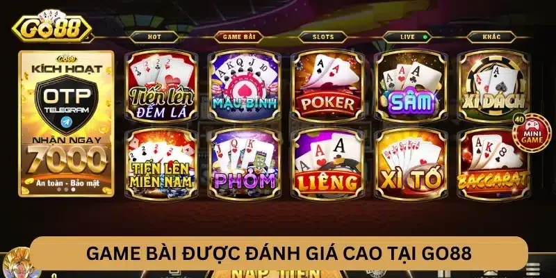 Kho trò chơi Go88 đem đến sức hút thật sự khó cưỡng
